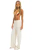 WIDE LEG POCKET SWEATPANTS - VINTAGE WHITE sold by Aviator Nation