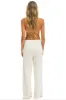 WIDE LEG POCKET SWEATPANTS - VINTAGE WHITE sold by Aviator Nation
