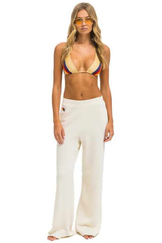 WIDE LEG POCKET SWEATPANTS - VINTAGE WHITE sold by Aviator Nation