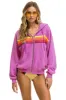 5 STRIPE RELAXED ZIP HOODIE - MAGENTA // ORANGE // YELLOW sold by Aviator Nation