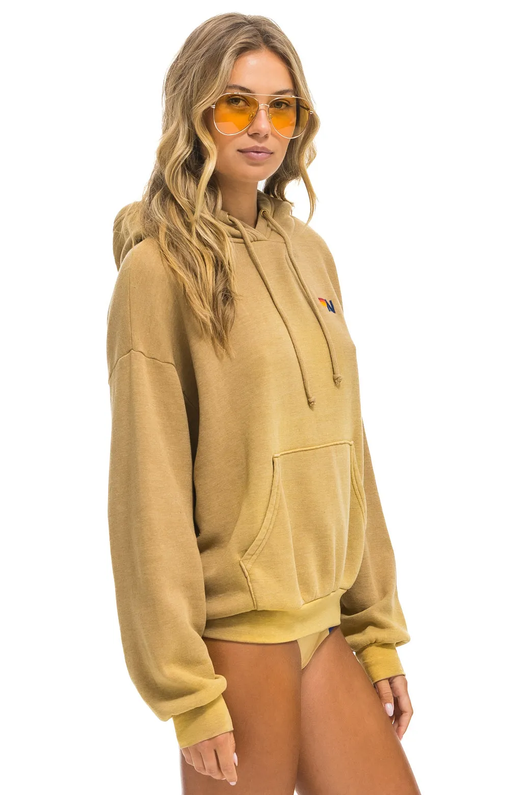 ESSENTIAL RELAXED PULLOVER HOODIE - FADED TAN sold by Aviator Nation product image thumbnail 5