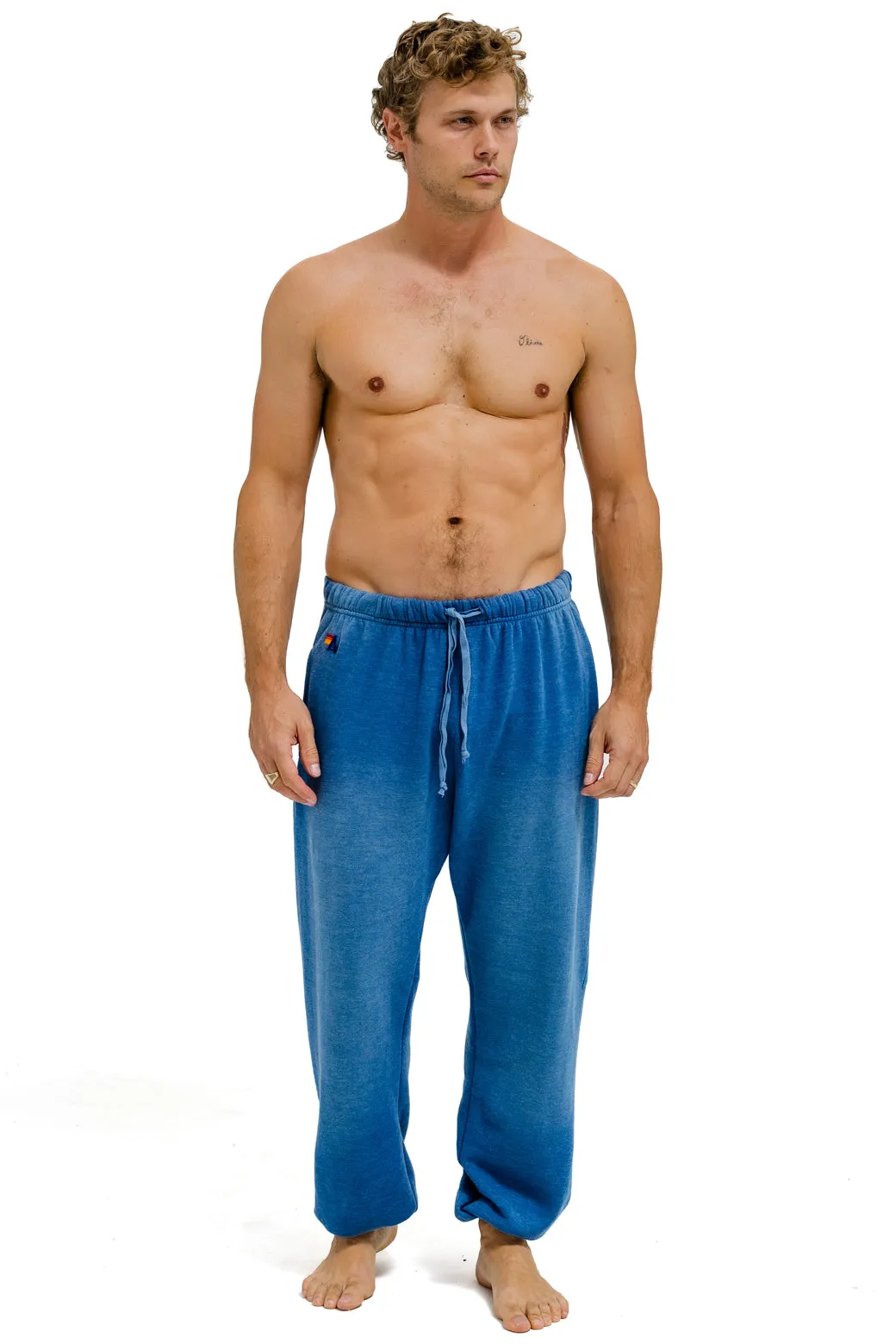 BOLT STITCH SWEATPANTS - FADED WATER sold by Aviator Nation product image thumbnail 3