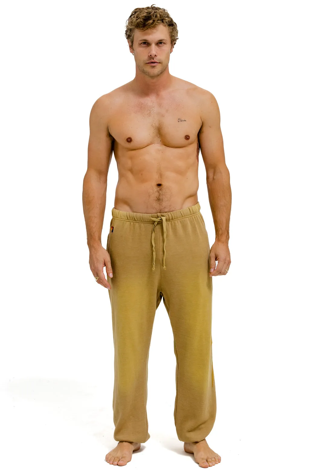 BOLT STITCH SWEATPANTS - FADED TAN sold by Aviator Nation product image thumbnail 3