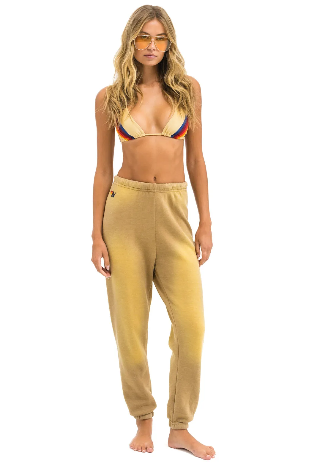 BOLT STITCH SWEATPANTS - FADED TAN sold by Aviator Nation product image thumbnail 2
