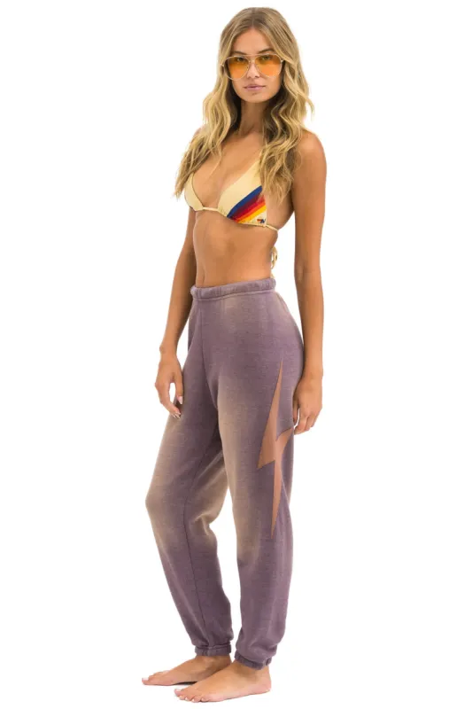 BOLT STITCH SWEATPANTS - FADED MOCHA sold by Aviator Nation