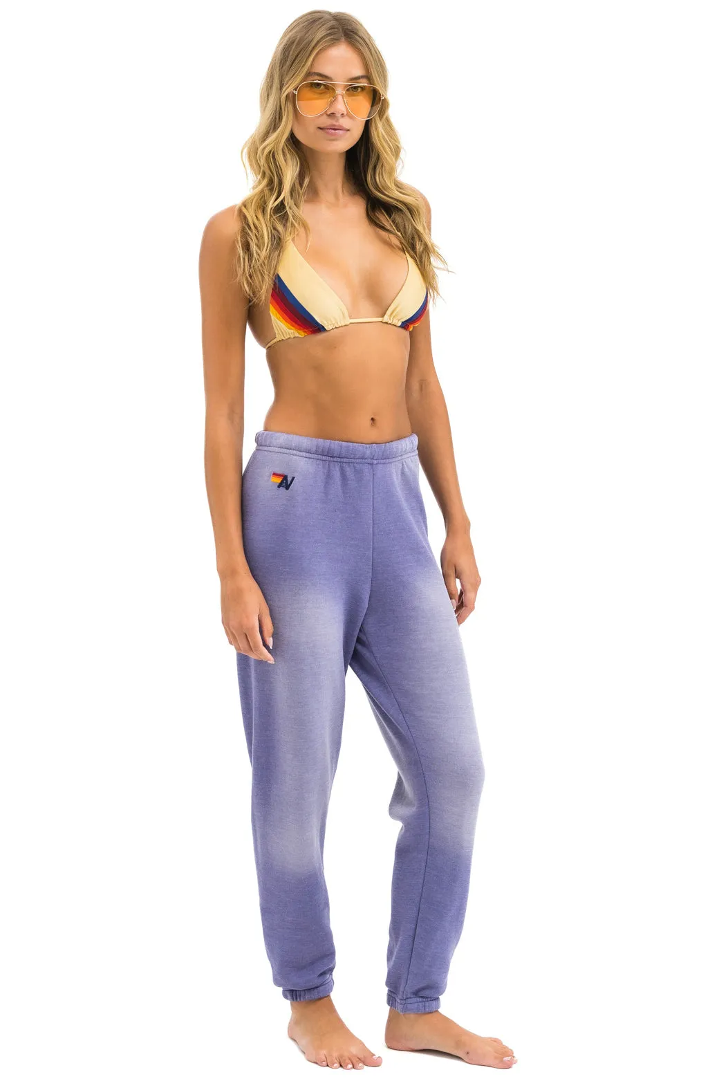 BOLT STITCH SWEATPANTS - FADED GRAPE sold by Aviator Nation product image thumbnail 2