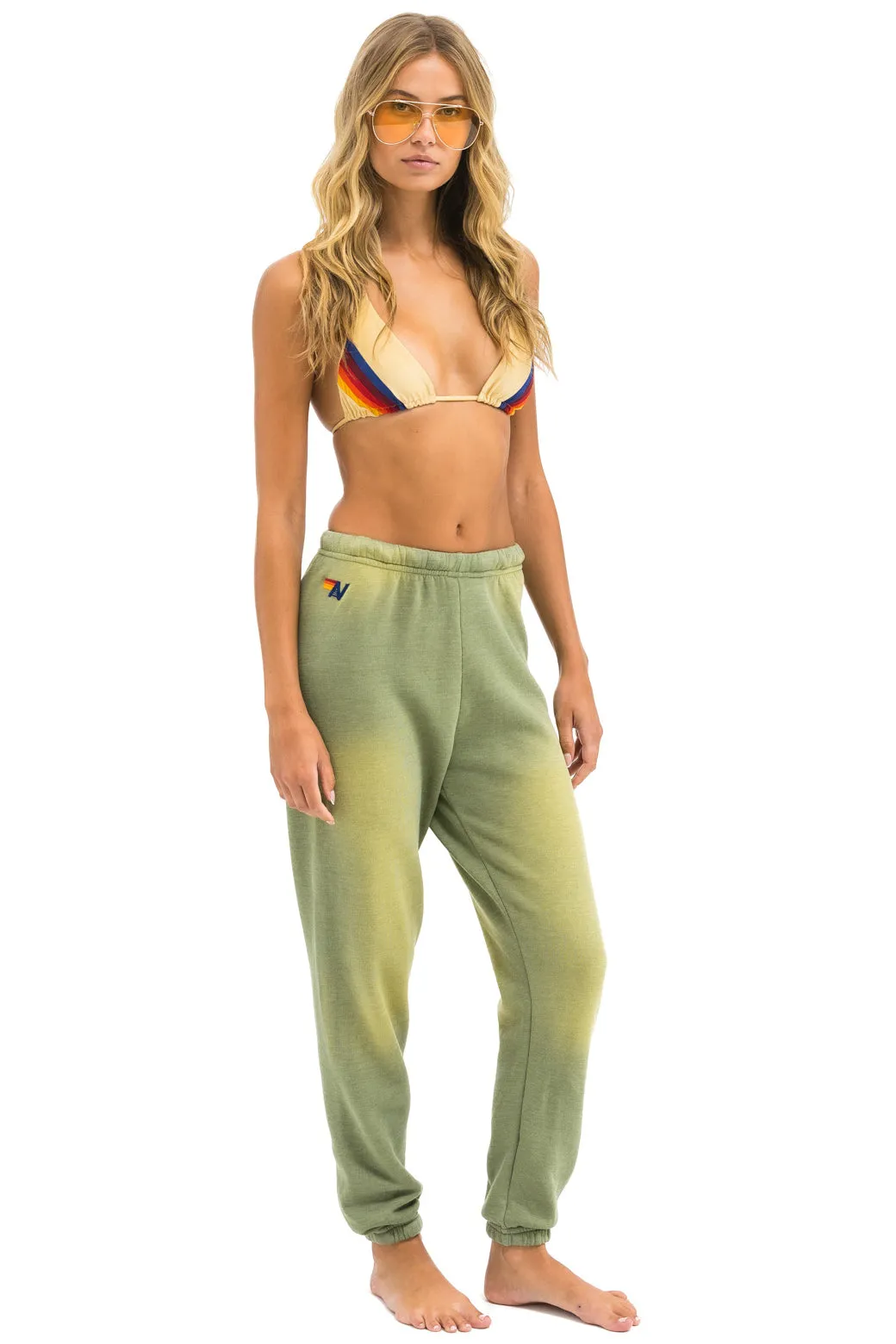 BOLT STITCH SWEATPANTS - FADED ARMY sold by Aviator Nation product image thumbnail 3