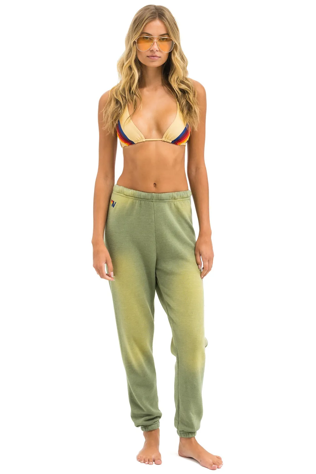 BOLT STITCH SWEATPANTS - FADED ARMY sold by Aviator Nation product image thumbnail 2