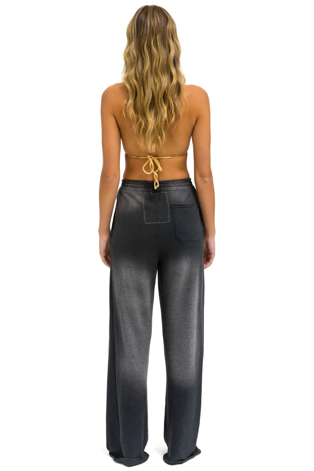 BOLT STITCH WIDE LEG POCKET SWEATPANTS - FADED SMOKE sold by Aviator Nation product image thumbnail 4