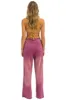 BOLT STITCH WIDE LEG POCKET SWEATPANTS - FADED BERRY sold by Aviator Nation