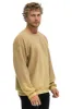 BOLT STITCH 2 RELAXED CREW SWEATSHIRT - FADED TAN sold by Aviator Nation