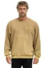 BOLT STITCH 2 RELAXED CREW SWEATSHIRT - FADED TAN sold by Aviator Nation