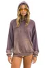 BOLT STITCH 2 RELAXED PULLOVER HOODIE - FADED MOCHA sold by Aviator Nation