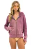 BOLT STITCH 2 ZIP HOODIE - FADED BERRY sold by Aviator Nation