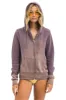 BOLT STITCH 2 ZIP HOODIE - FADED MOCHA sold by Aviator Nation