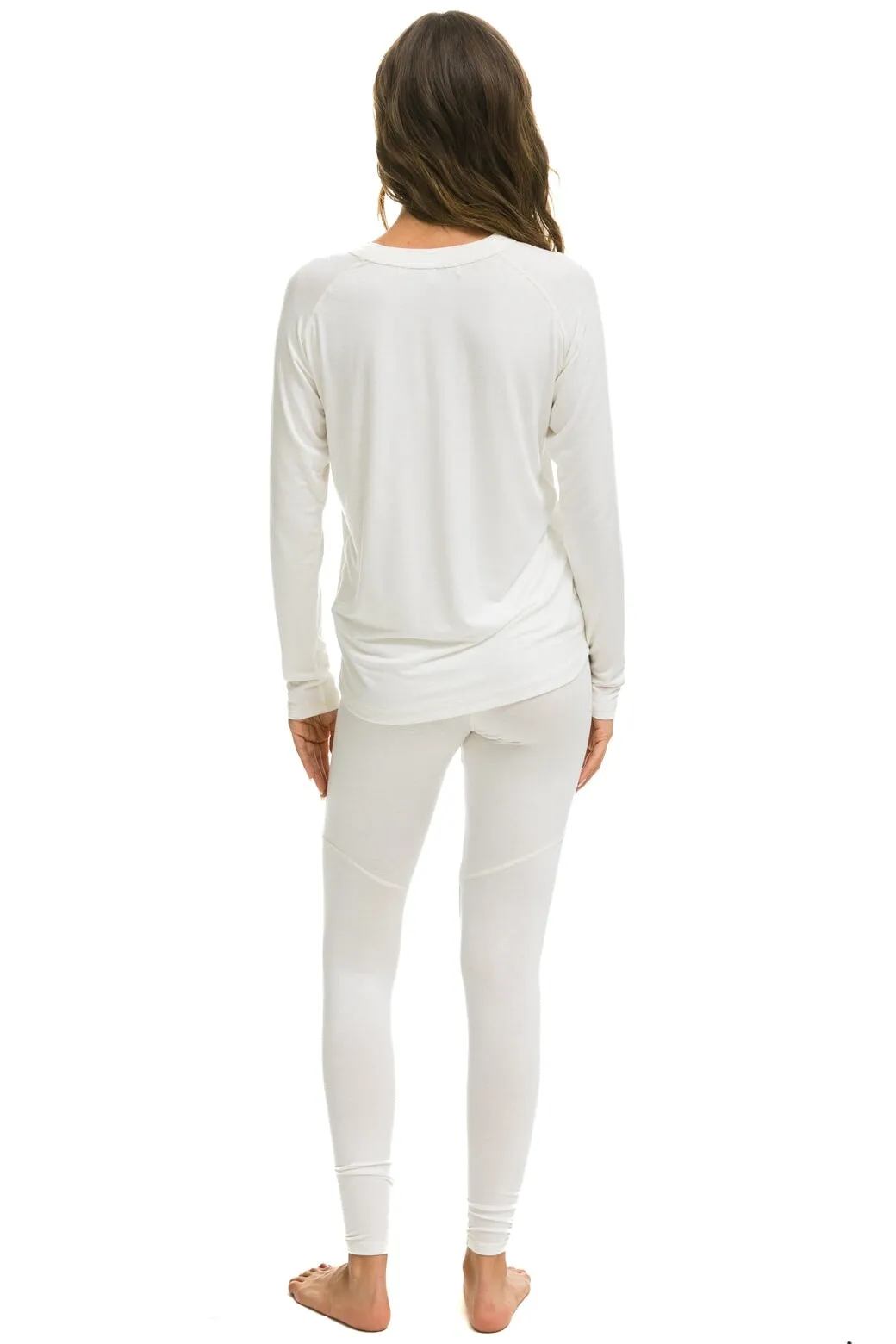 MICRO MODAL BASE LAYER BOTTOM - VINTAGE WHITE sold by Aviator Nation product image thumbnail 4