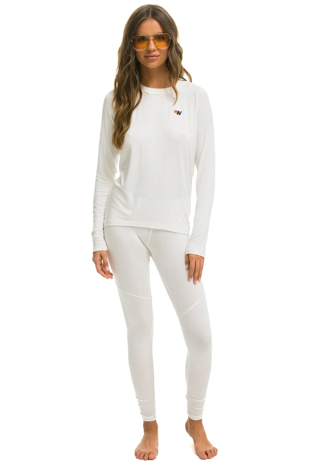MICRO MODAL BASE LAYER BOTTOM - VINTAGE WHITE sold by Aviator Nation product image thumbnail 2