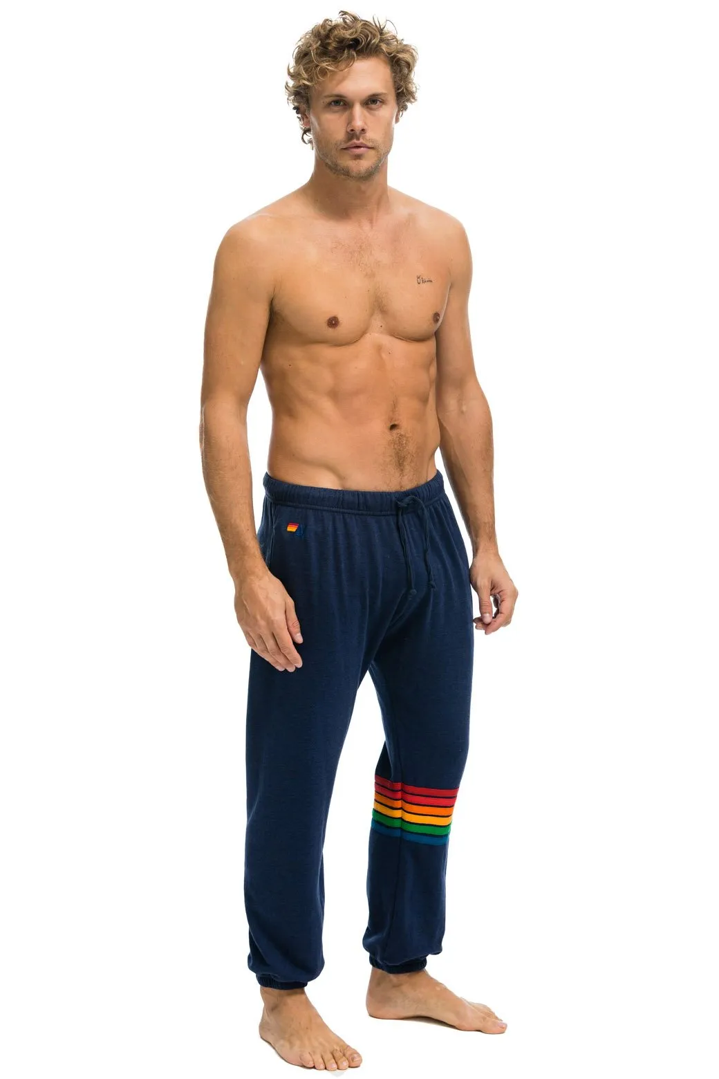 RETRO SWEATPANTS - NAVY sold by Aviator Nation product image thumbnail 3