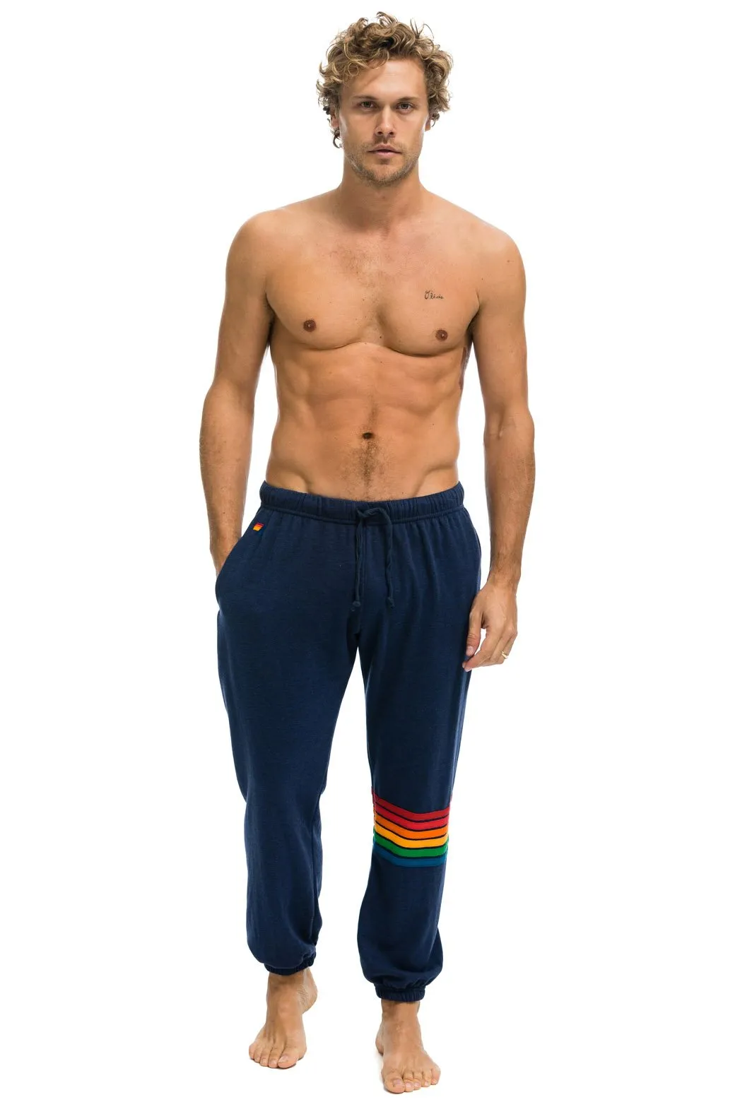 RETRO SWEATPANTS - NAVY sold by Aviator Nation product image thumbnail 4