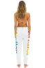 MEMBER EXCLUSIVE: AVIATOR NATION 2 SWEATPANTS - WHITE sold by Aviator Nation