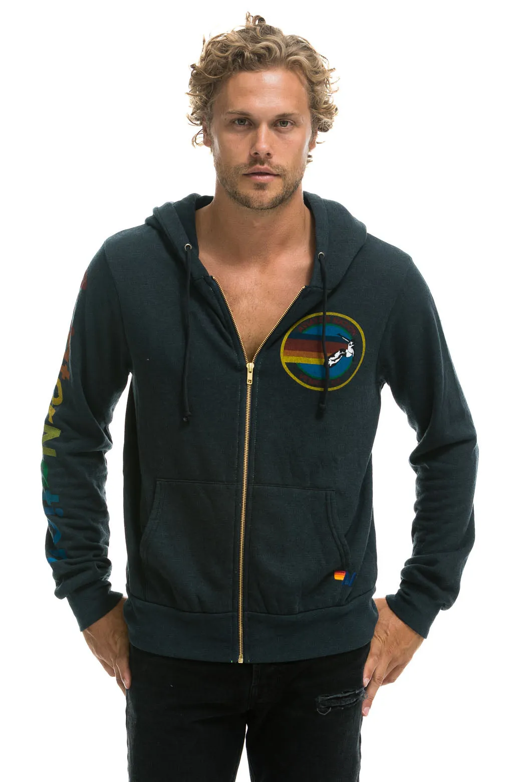 MEMBER EXCLUSIVE: AVIATOR NATION HOODIE - CHARCOAL sold by Aviator Nation product image thumbnail 2