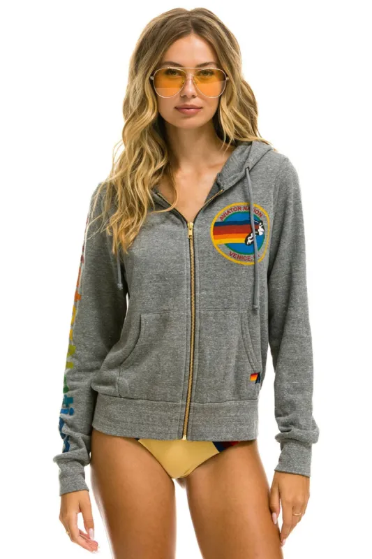MEMBER EXCLUSIVE: AVIATOR NATION HOODIE - HEATHER GREY sold by Aviator Nation
