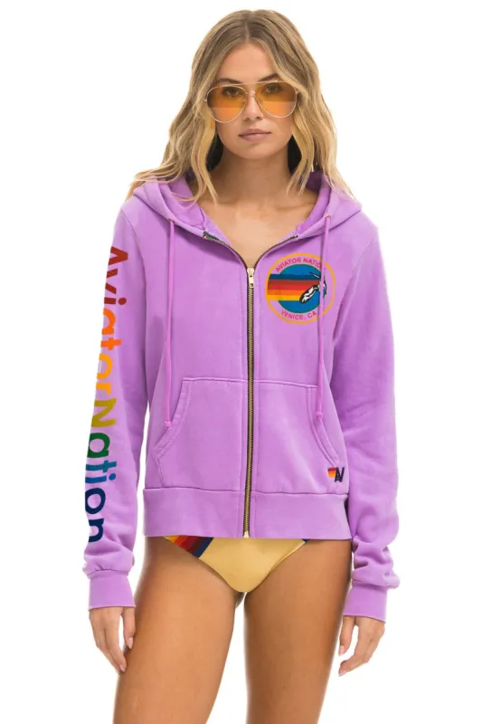 MEMBER EXCLUSIVE: AVIATOR NATION HOODIE - NEON PURPLE sold by Aviator Nation