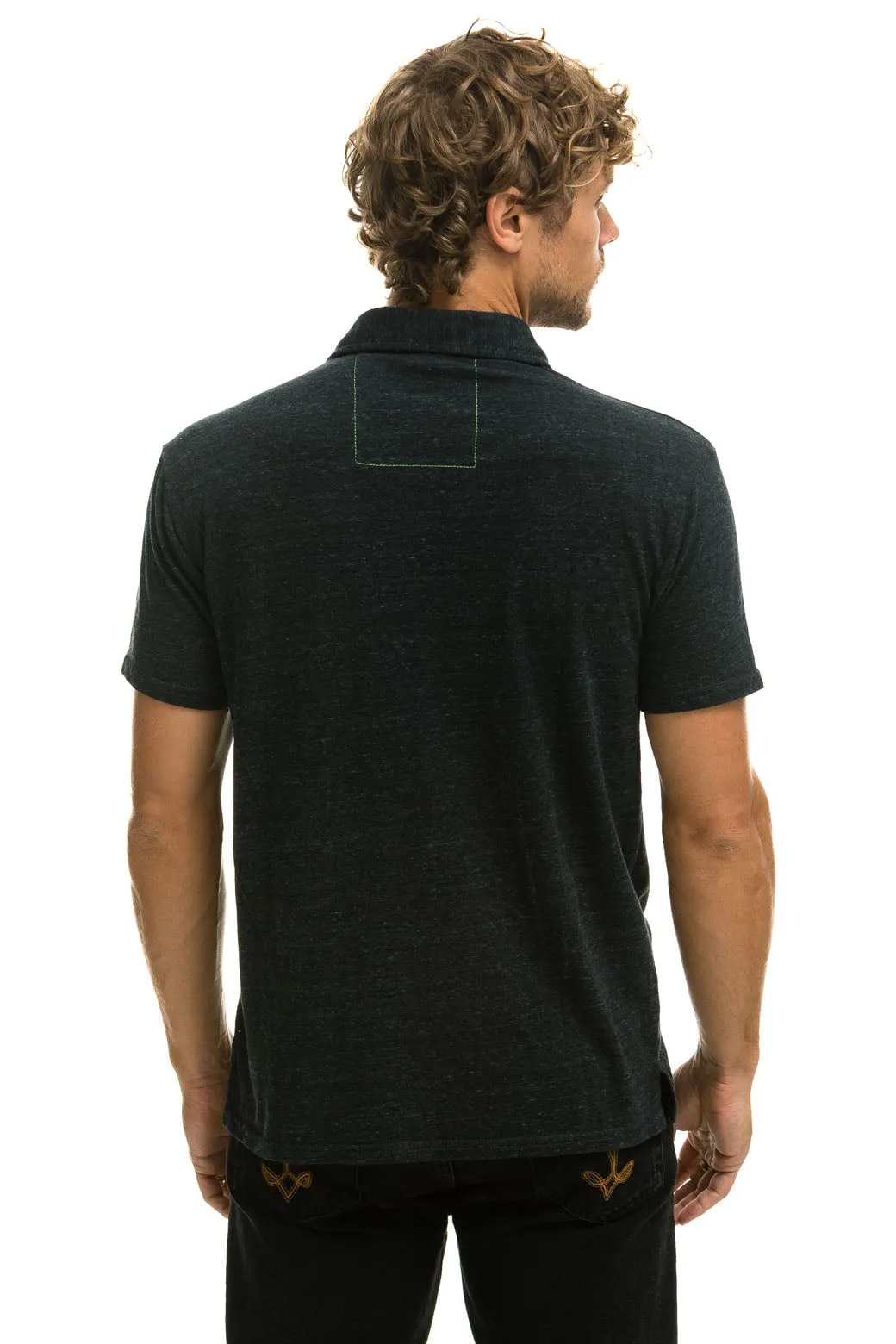 MEMBER EXCLUSIVE: AVIATOR NATION POLO - CHARCOAL sold by Aviator Nation product image thumbnail 4