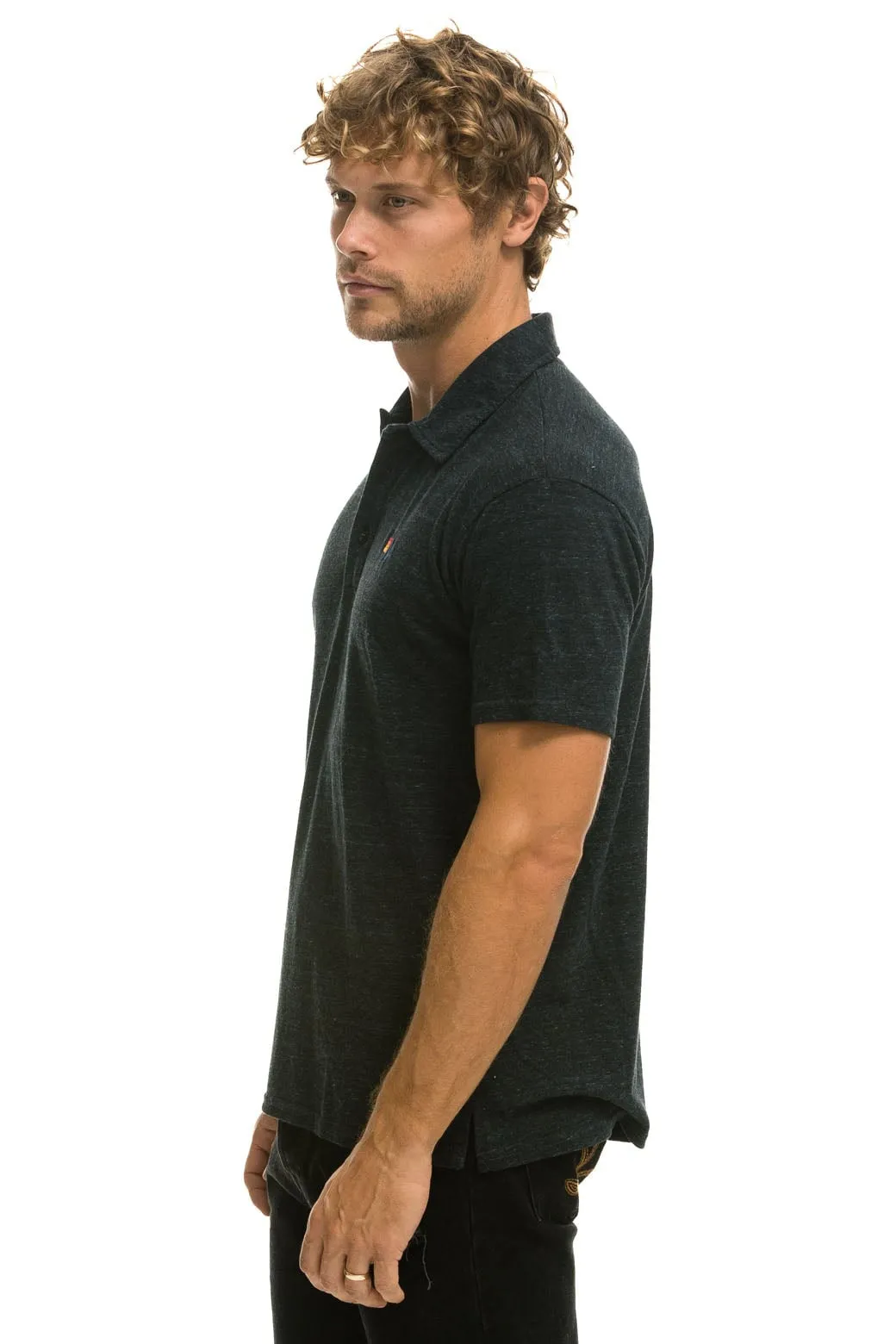 MEMBER EXCLUSIVE: AVIATOR NATION POLO - CHARCOAL sold by Aviator Nation product image thumbnail 5