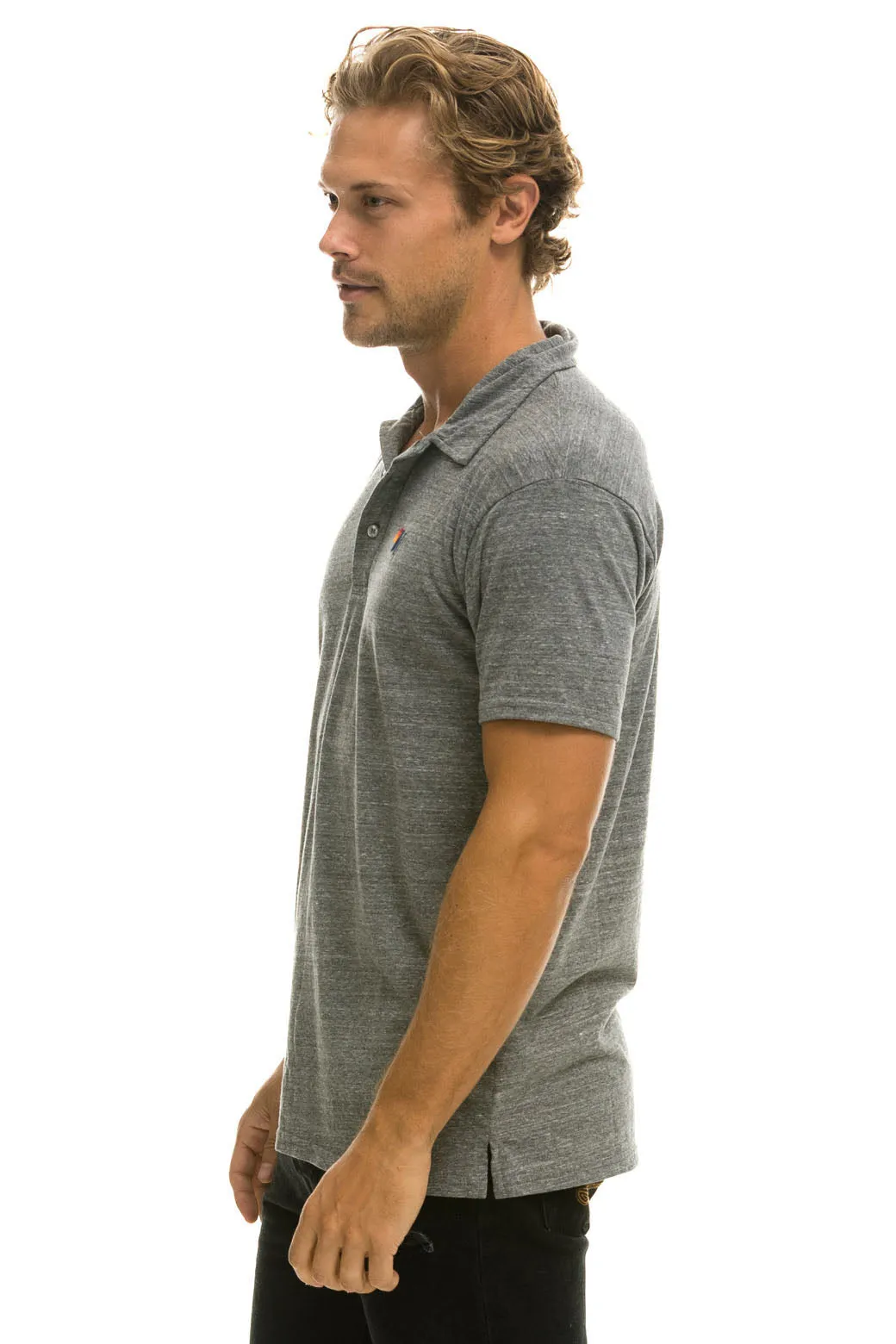 MEMBER EXCLUSIVE: AVIATOR NATION POLO - HEATHER GREY sold by Aviator Nation product image thumbnail 5
