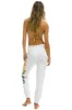 MEMBER EXCLUSIVE: AVIATOR NATION SWEATPANTS - WHITE sold by Aviator Nation