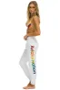 MEMBER EXCLUSIVE: AVIATOR NATION SWEATPANTS - WHITE sold by Aviator Nation