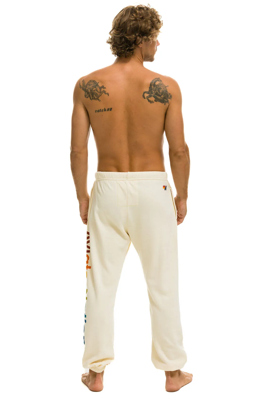 MEMBER EXCLUSIVE: AVIATOR NATION SWEATPANTS - VINTAGE WHITE sold by Aviator Nation product image thumbnail 3
