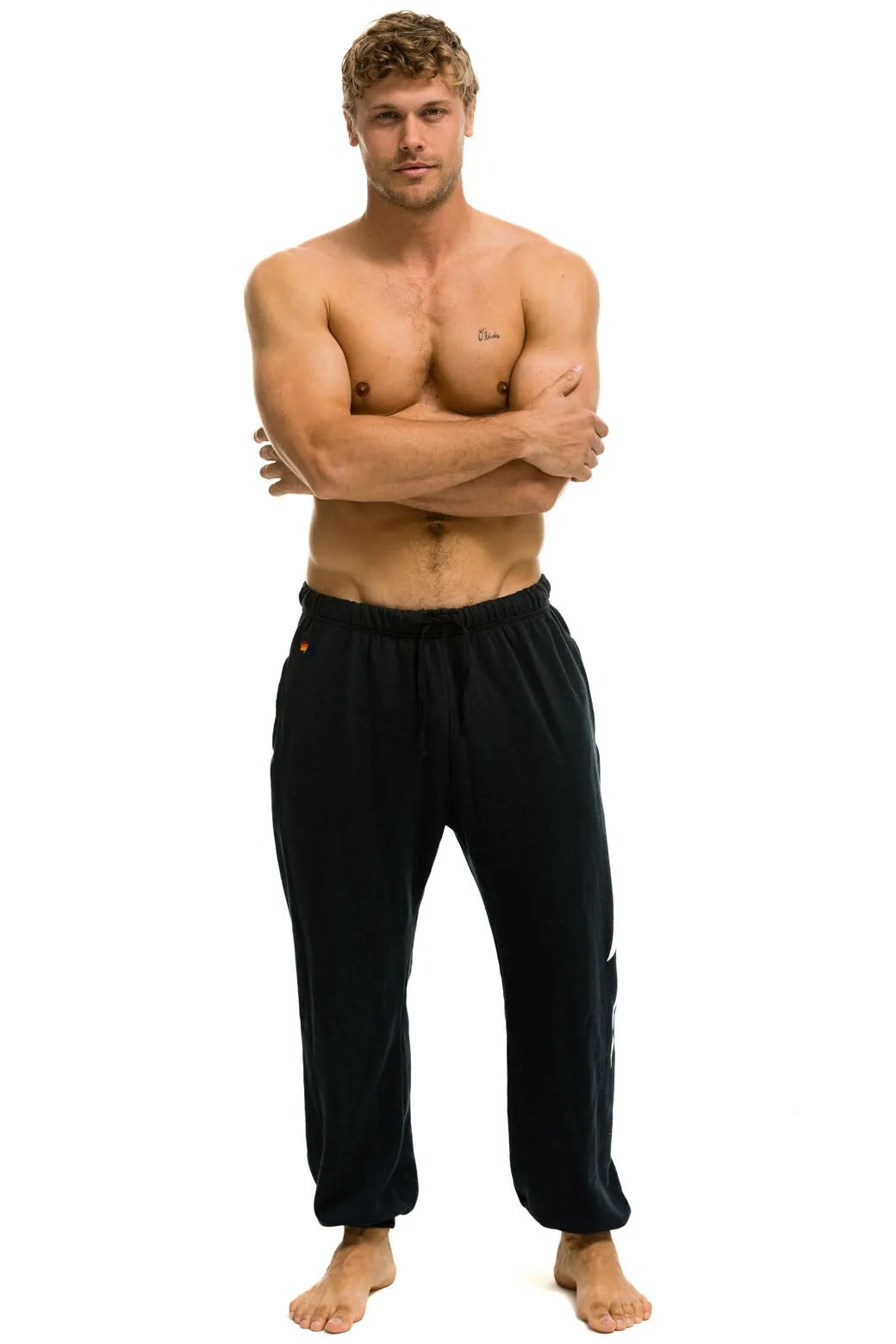 MEMBER EXCLUSIVE: BOLT SWEATPANTS - CHARCOAL sold by Aviator Nation product image thumbnail 5