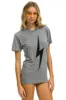 MEMBER EXCLUSIVE: BOLT TEE - HEATHER GREY sold by Aviator Nation