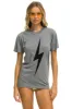MEMBER EXCLUSIVE: BOLT TEE - HEATHER GREY sold by Aviator Nation