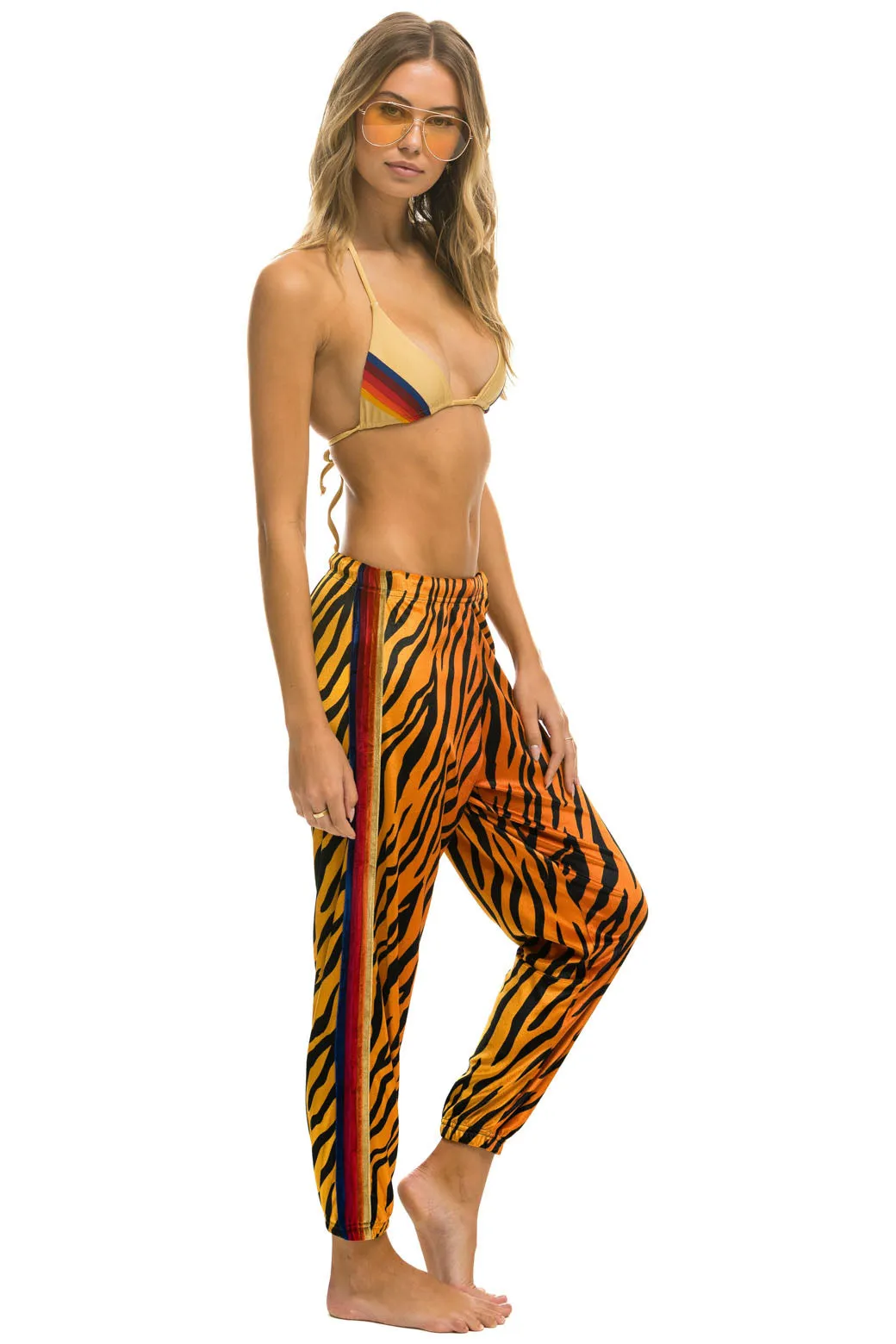 MEMBER EXCLUSIVE: CLASSIC VELVET SWEATPANTS - TIGER sold by Aviator Nation product image thumbnail 3