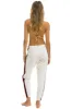 MEMBER EXCLUSIVE: CLASSIC VELVET SWEATPANTS - WHITE sold by Aviator Nation