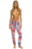 MEMBER EXCLUSIVE: LIGHT WEIGHT HAND DYED SWEATPANTS - TIE DYE RED sold by Aviator Nation