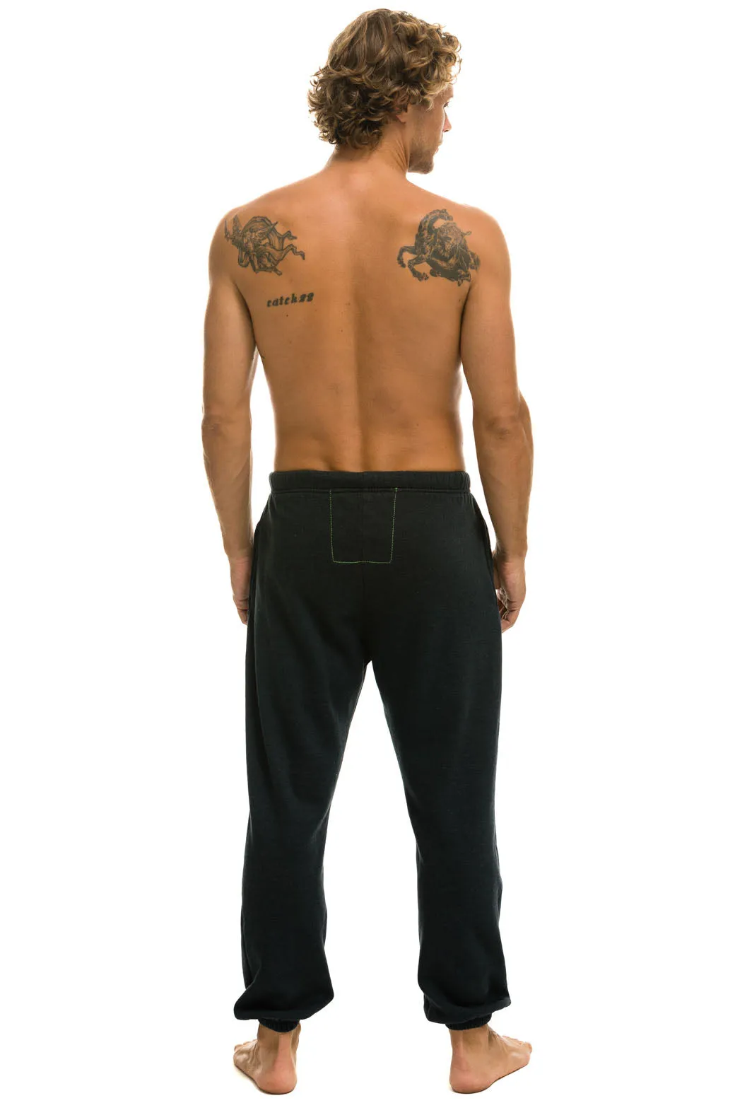 MEMBER EXCLUSIVE: LOGO SWEATPANTS - CHARCOAL sold by Aviator Nation product image thumbnail 3