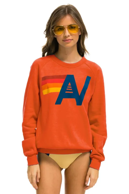 MEMBER EXCLUSIVE: LOGO SWEATSHIRT - ORANGE sold by Aviator Nation