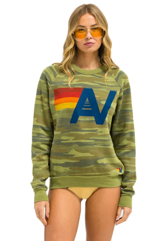 MEMBER EXCLUSIVE: LOGO SWEATSHIRT - CAMO sold by Aviator Nation