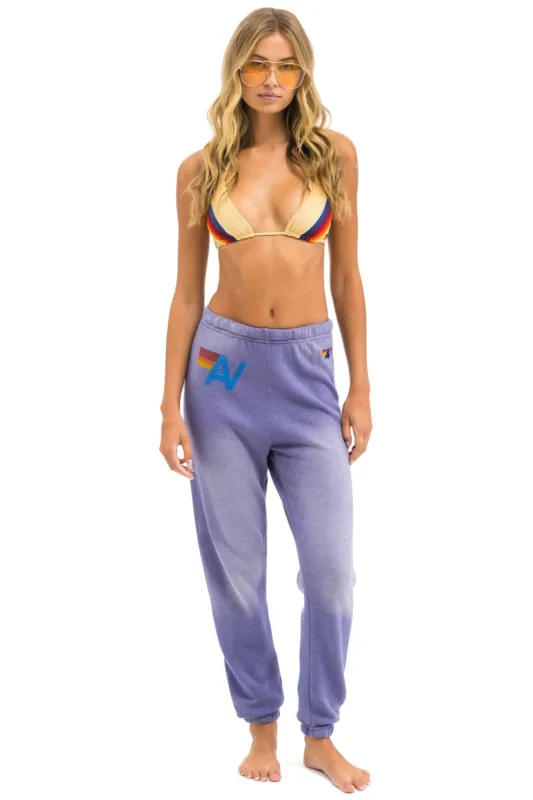 VINTAGE LOGO SWEATPANTS - FADED GRAPE sold by Aviator Nation