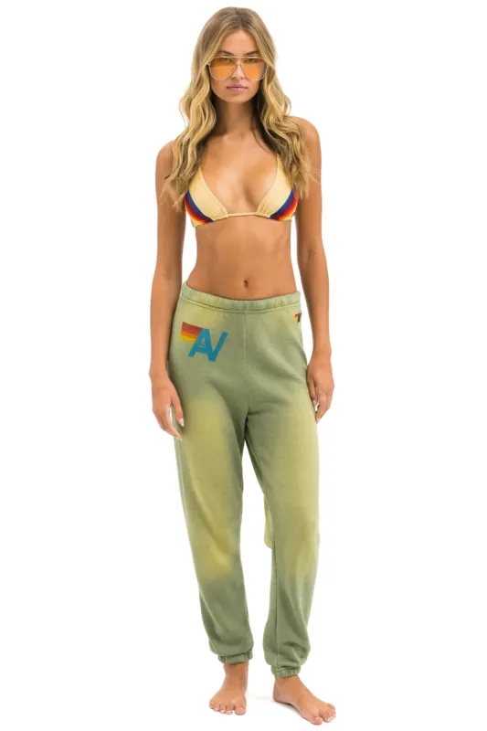 VINTAGE LOGO SWEATPANTS - FADED ARMY sold by Aviator Nation