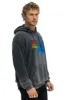 VINTAGE LOGO RELAXED PULLOVER HOODIE - FADED SMOKE sold by Aviator Nation