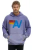 VINTAGE LOGO RELAXED PULLOVER HOODIE - FADED GRAPE sold by Aviator Nation