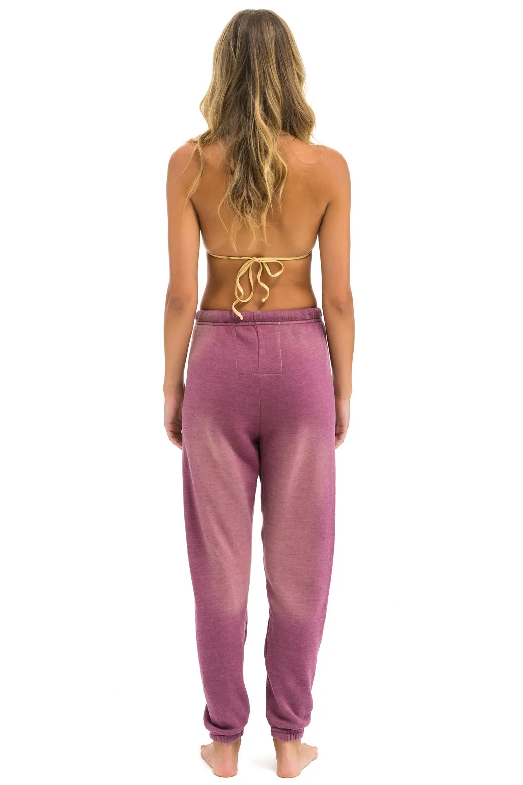VINTAGE LOGO SWEATPANTS - FADED BERRY sold by Aviator Nation product image thumbnail 3