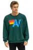 LOGO RELAXED CREW SWEATSHIRT - FOREST sold by Aviator Nation