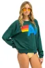 LOGO RELAXED CREW SWEATSHIRT - FOREST sold by Aviator Nation