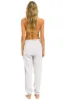 5 STRIPE SWEATPANTS - DOVE // WHITE // GREY sold by Aviator Nation